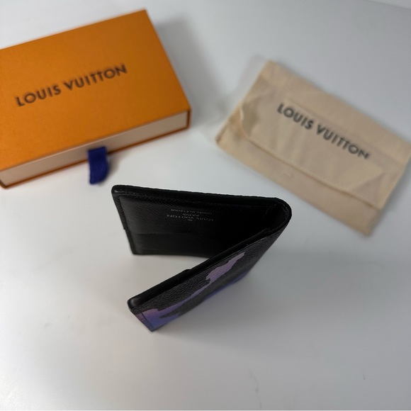 Sunrise Monogram Eclipse Room With A View Pocket Organizer Blue Purple - Picture 9 of 12